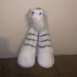 Siegfried & Roy White Tiger Plush 14" Tall Mirage Las Vegas Big Legs Small Body